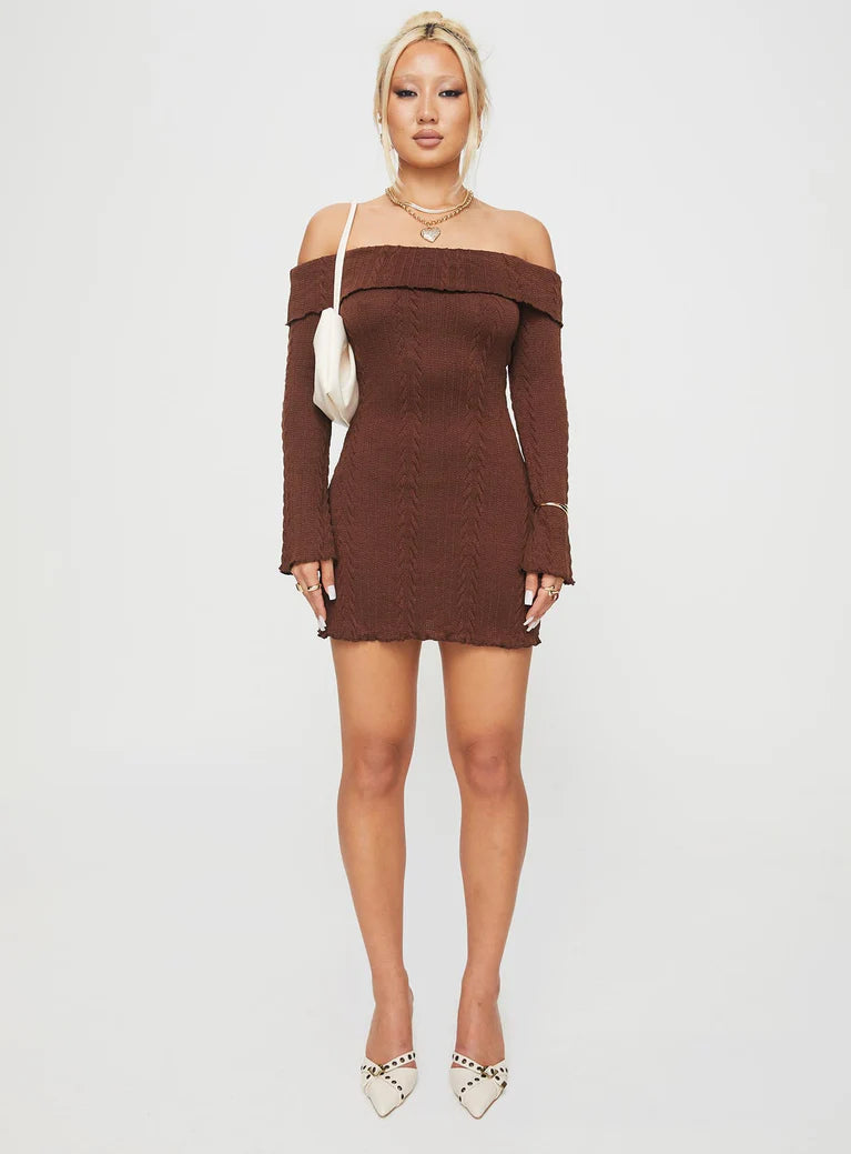 Eclara Off The Shoulder Mini Dress