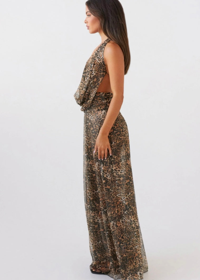 Elysia Mesh Maxi Dress