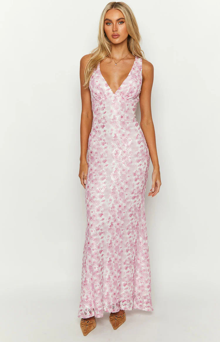 Farida Lace Maxi Dress