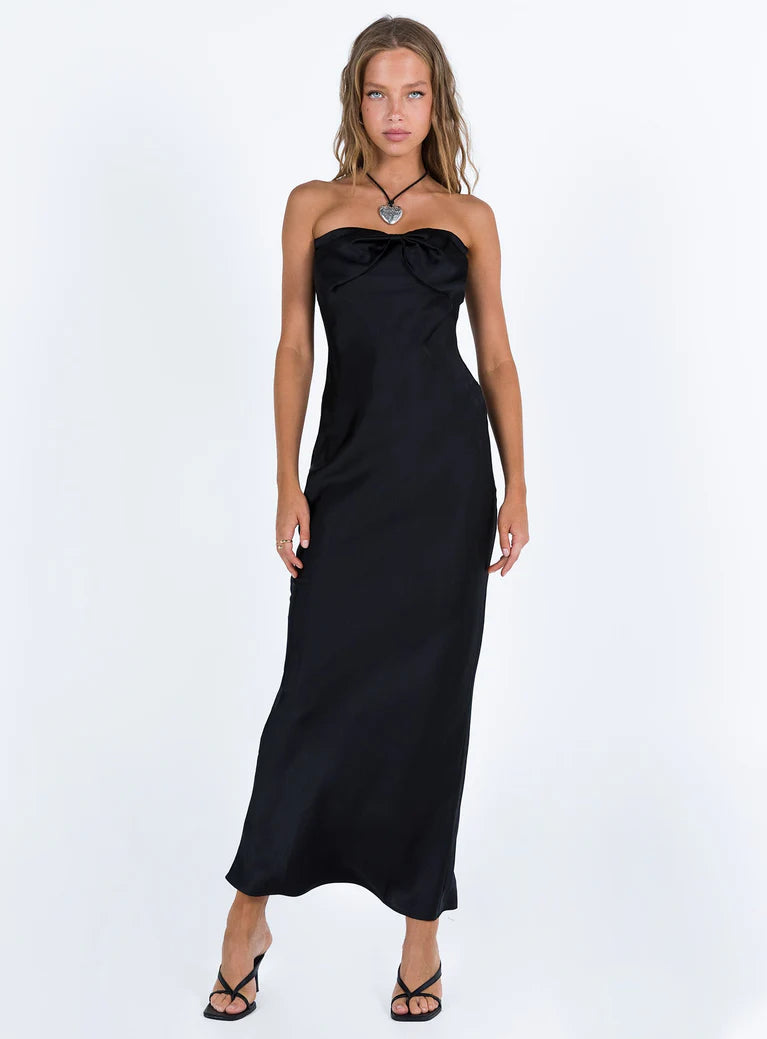 Kesy Bow Tie Maxi Dress