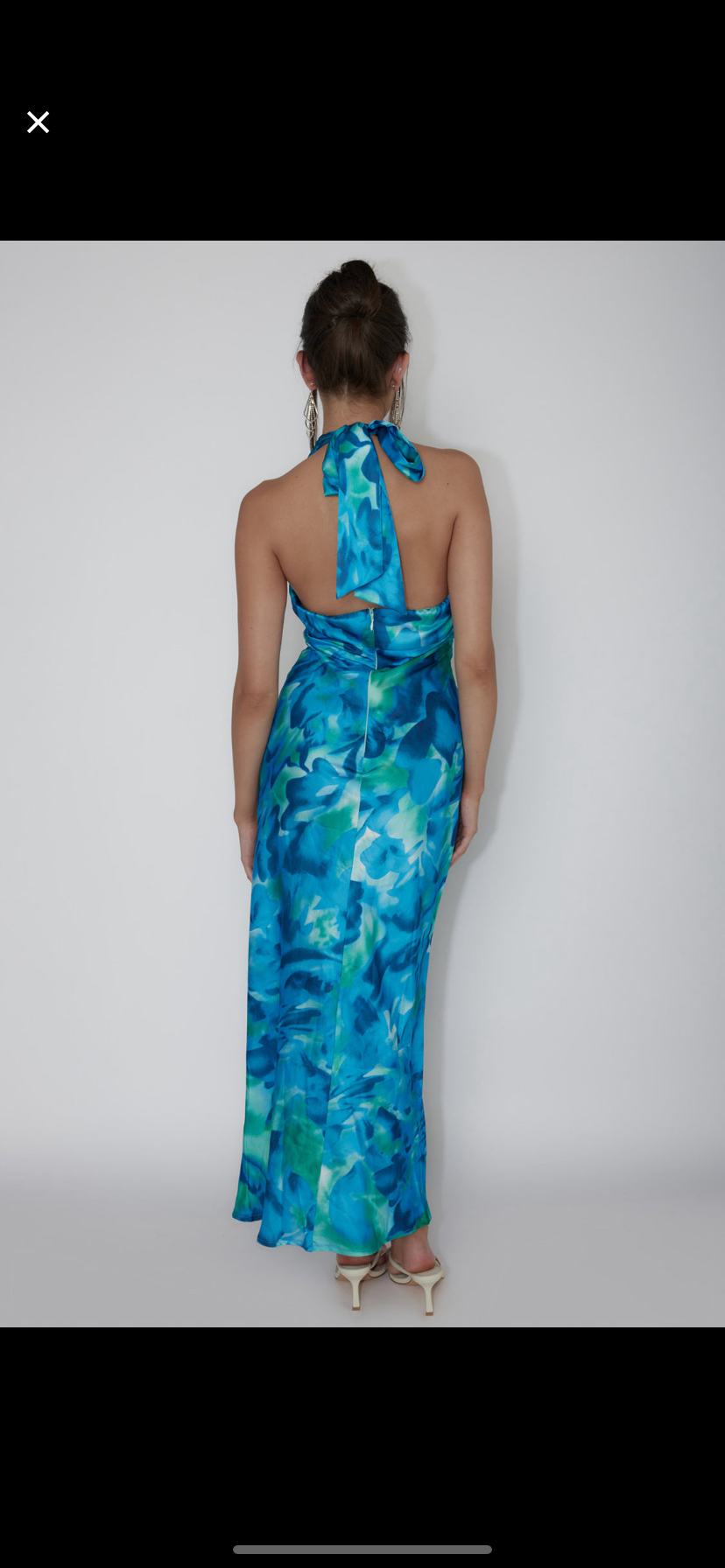 Martia Halterneck Maxi Dress