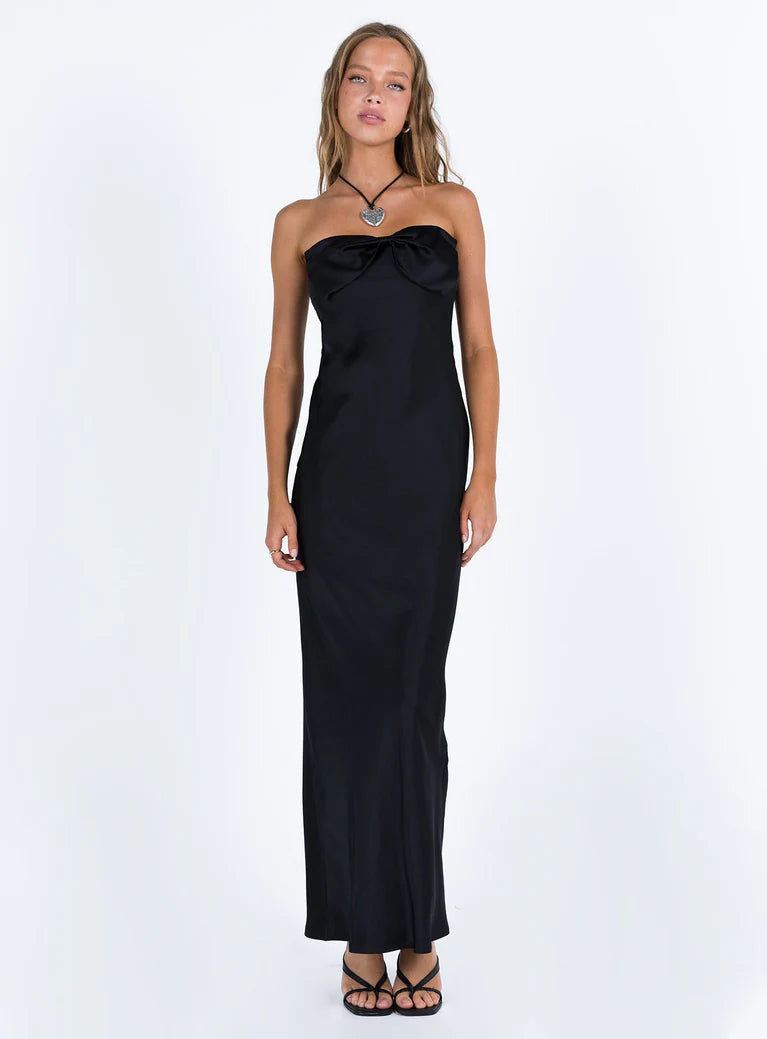 Kesy Bow Tie Maxi Dress