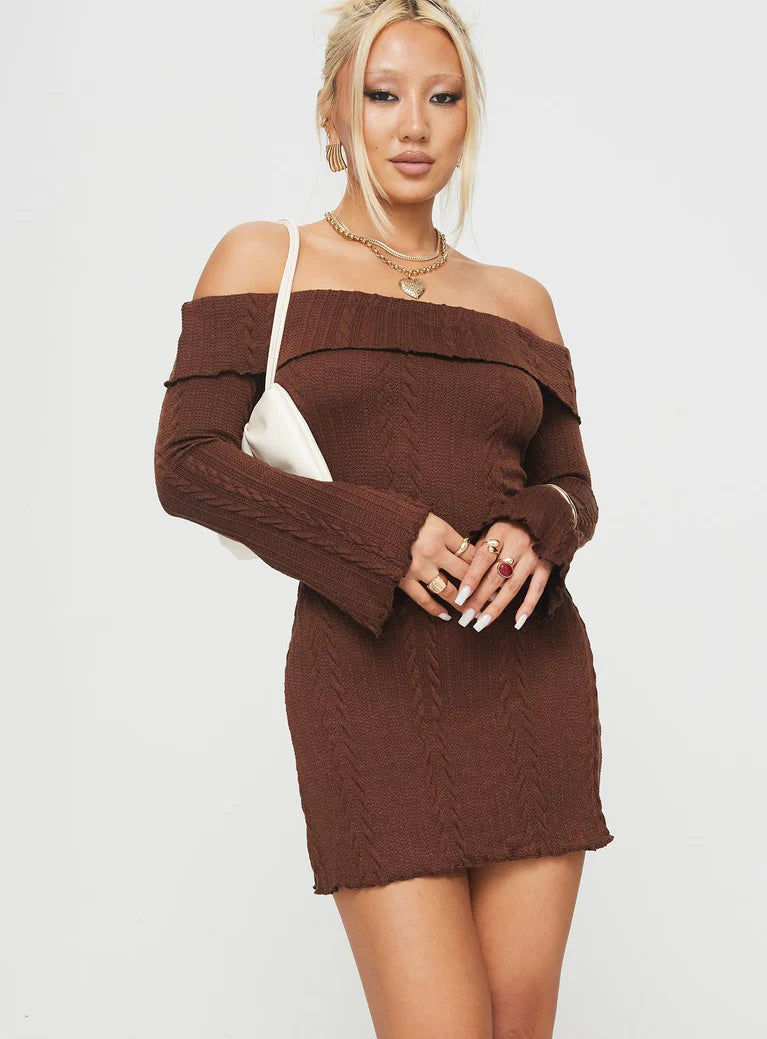 Eclara Off The Shoulder Mini Dress