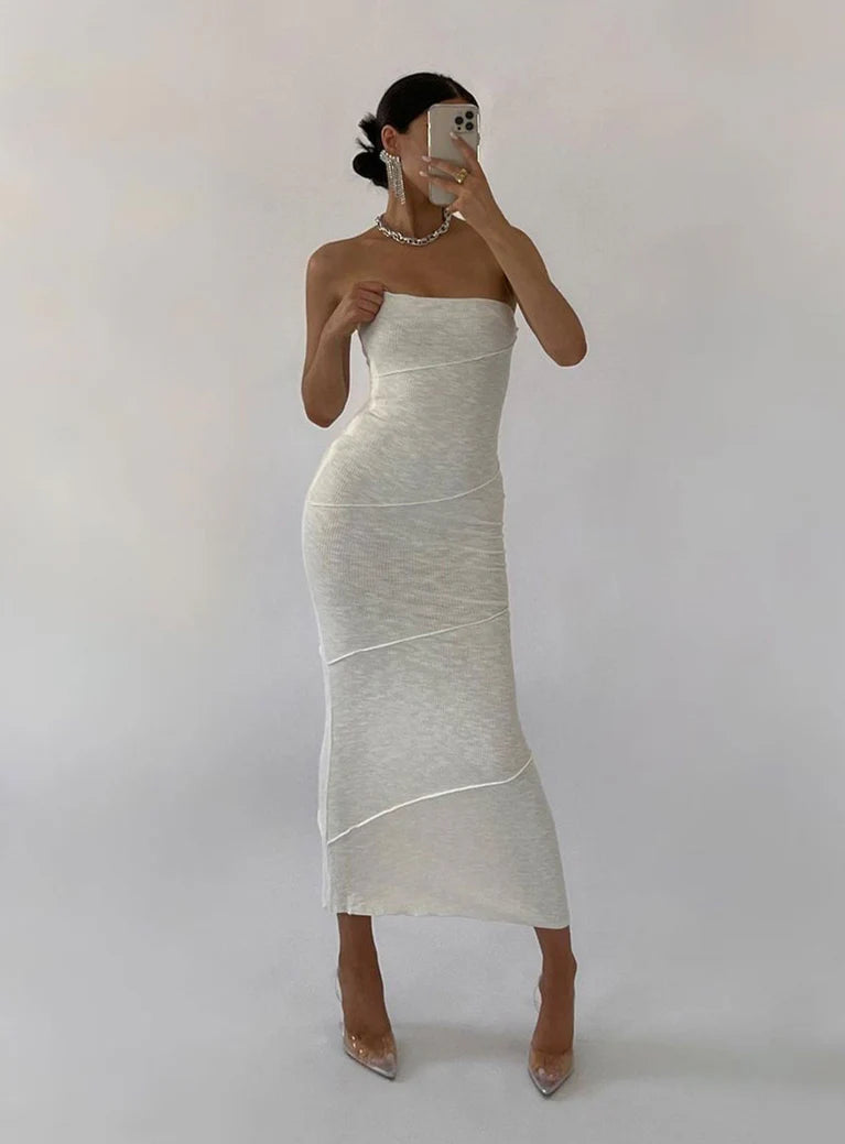 Oscar Bandeau Midi Dress