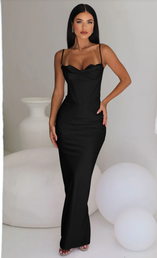 Charmaine Corset Maxi Dress